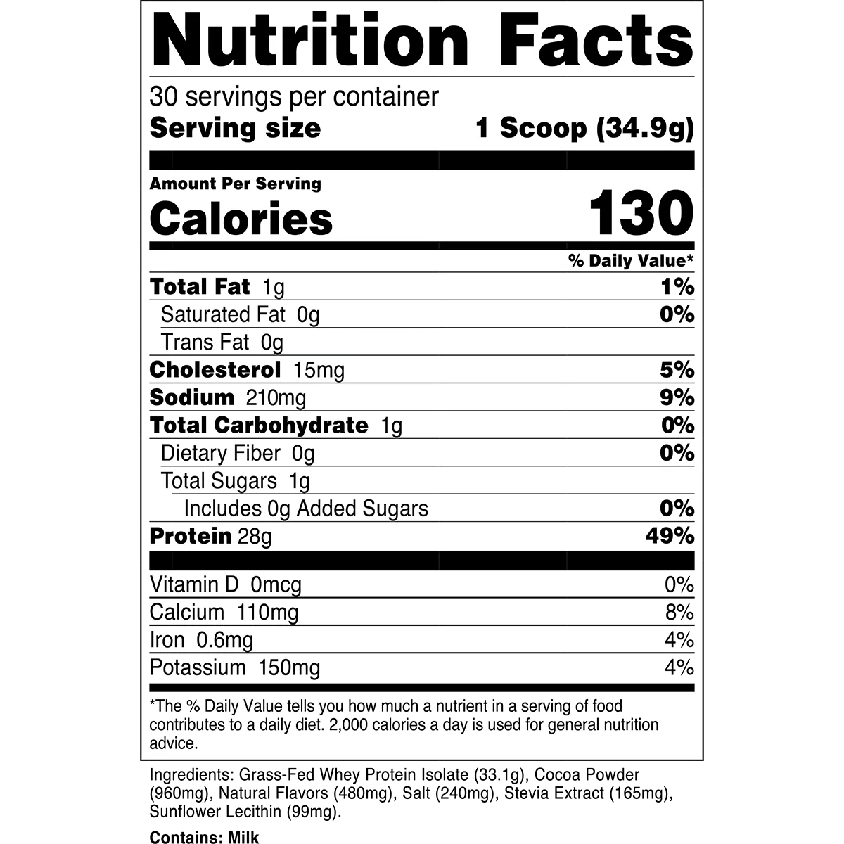 Whey Protein Isolate 1KG | واي بروتين ايزولايت 1كغ
