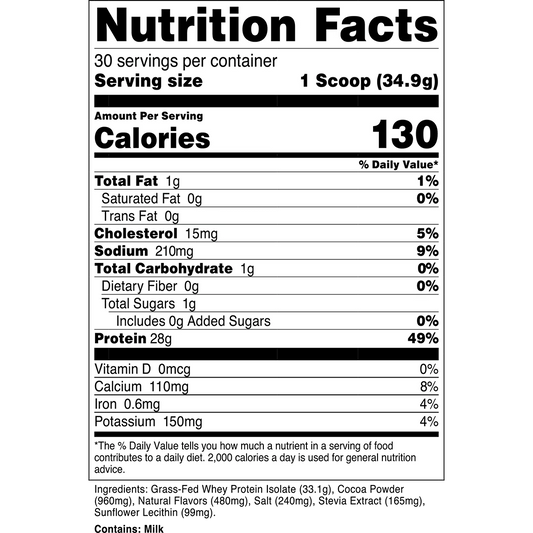 Whey Protein Isolate  1KG | واي بروتين ايزولايت 1كغ