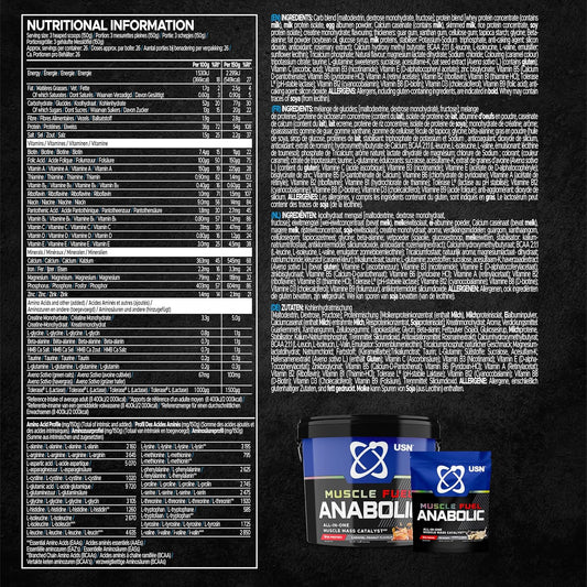 MUSCLE FUEL ANABOLIC 4kg | انبوليك 4كغ USN